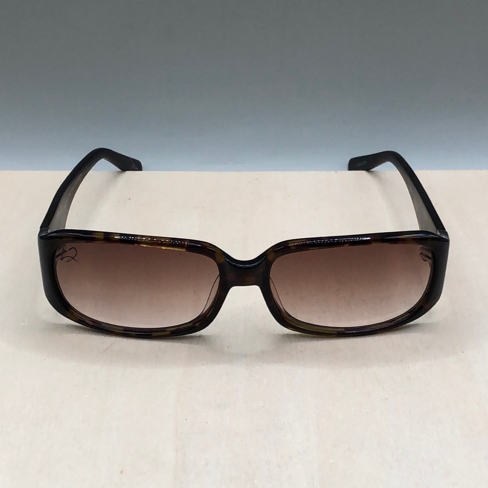 Veer HM Bellina Demi Brown Tortoise Rectangle Sunglasses Brown Lens 59-16-130